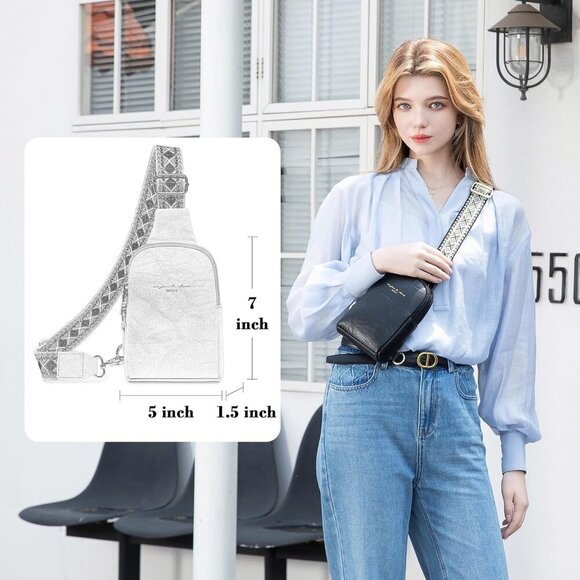 Small Crossbody Sling Bag for Women Travel Purses Anti Theft Cross Body Bag for - Picture 3 of 8